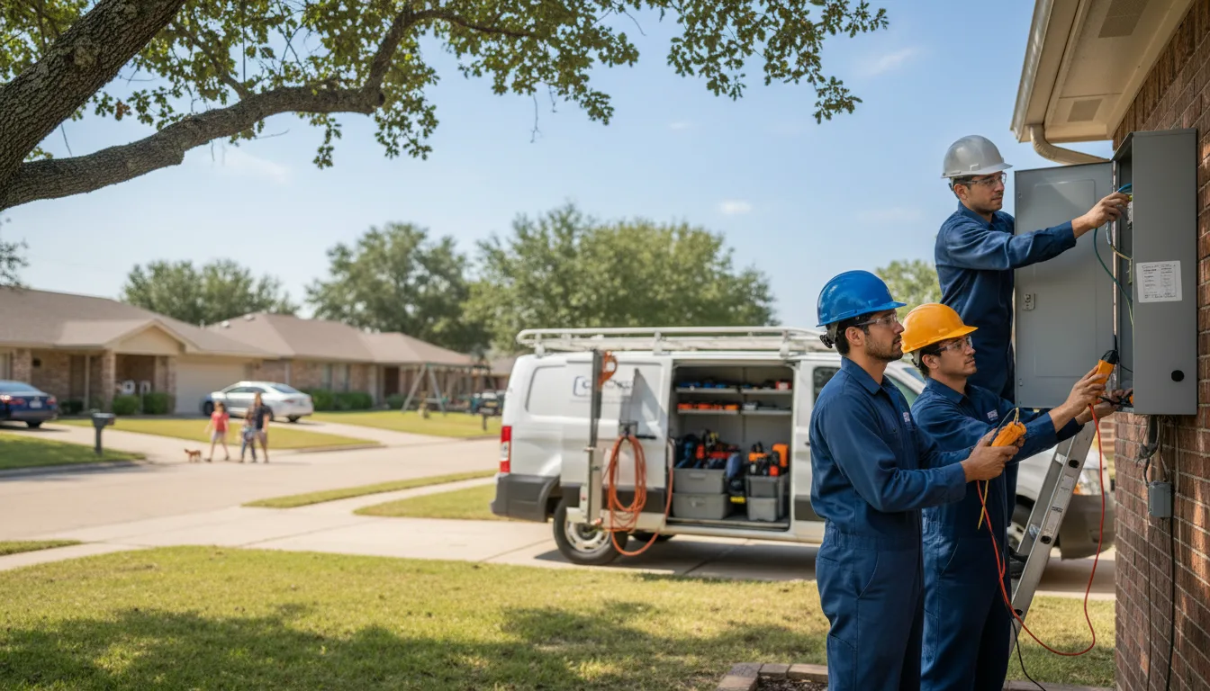 Certified electrician providing emergency electrical services in Gregory, AR